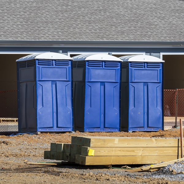 how do you dispose of waste after the porta potties have been emptied in Coram